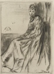 Maude, sitzend, 1873